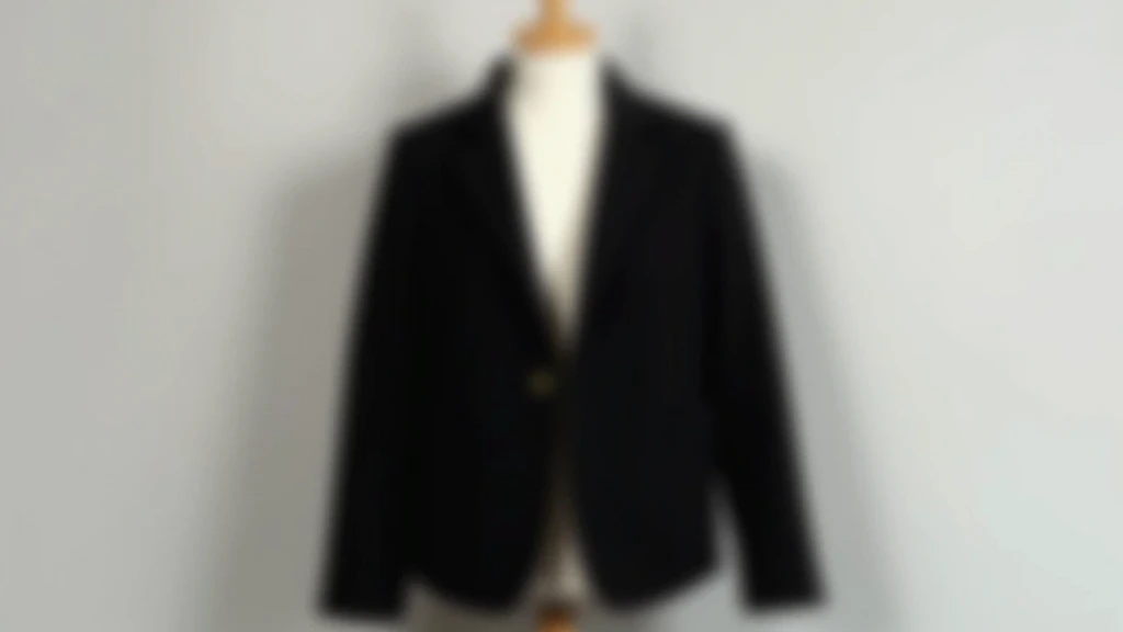 Structured Cotton Jacket shown on a dress form