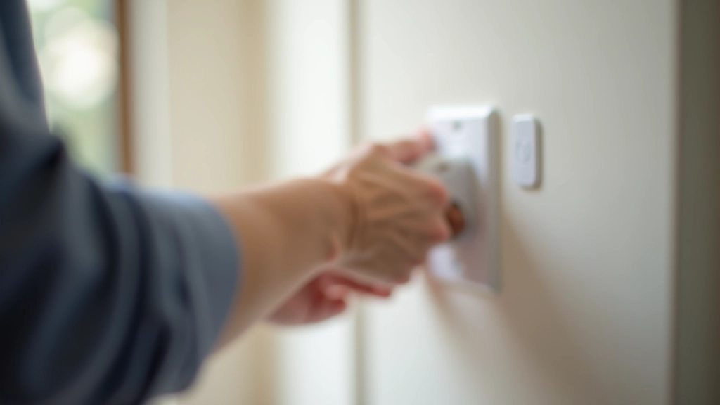 Step-by-step home electrical safety: identifying tripped breaker position, unplugging appliances, and resetting breaker switch